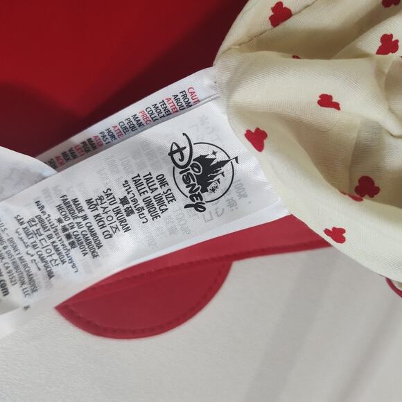 Disney Parks Minnie Mouse Red Bow Black Adjustable Strap Handbag - Picture 5 of 8